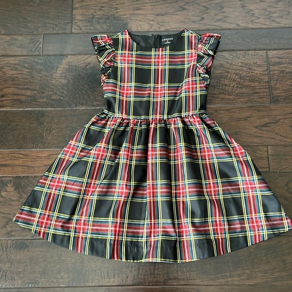 CrewCuts Plaid Taffeta Dress with Cap Sleeves
Ready for Christmas!! - Picture 1 of 9
